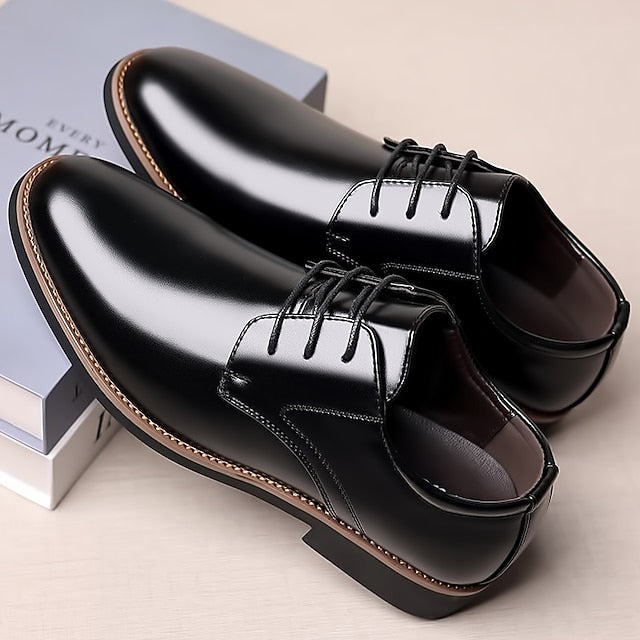 Derby Formal Men's Oxfords Leather Shoes