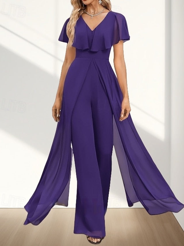 Wedding Bride of Pantsuit Dress Guest Jumpsuit / the Mother