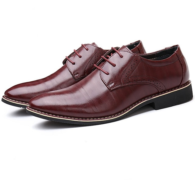 Business Derby Oxfords Men's Shoes Classic