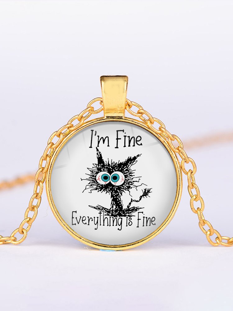 Graffiti Time Jewel Necklace QI117