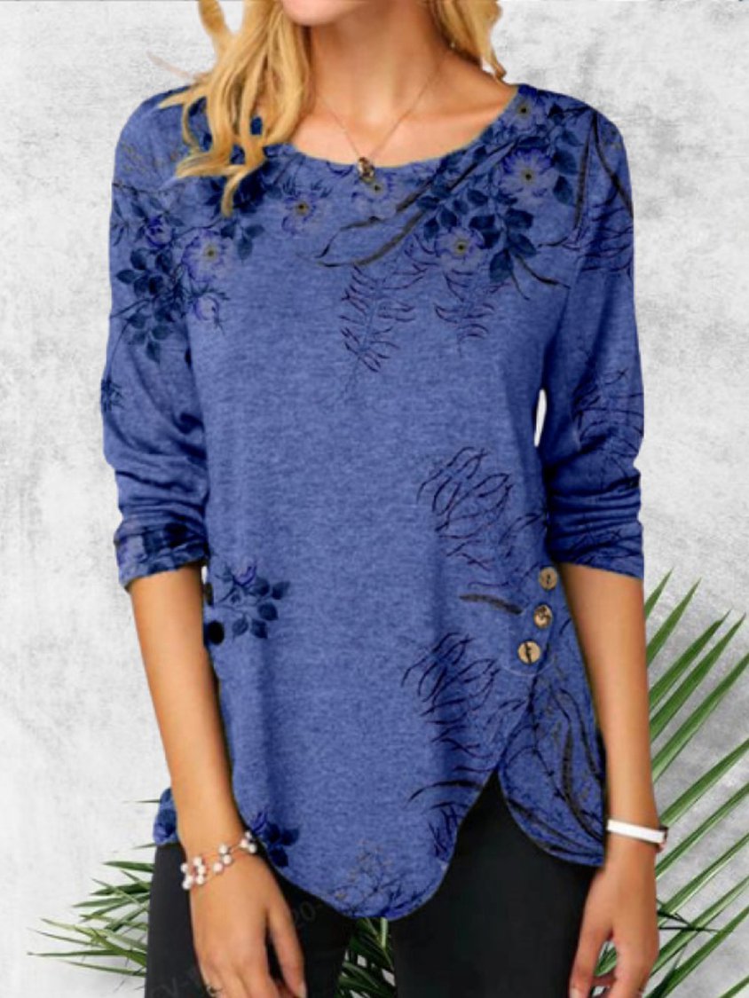 【Top Rated】Casual Women Vintage T-shirt MMq23