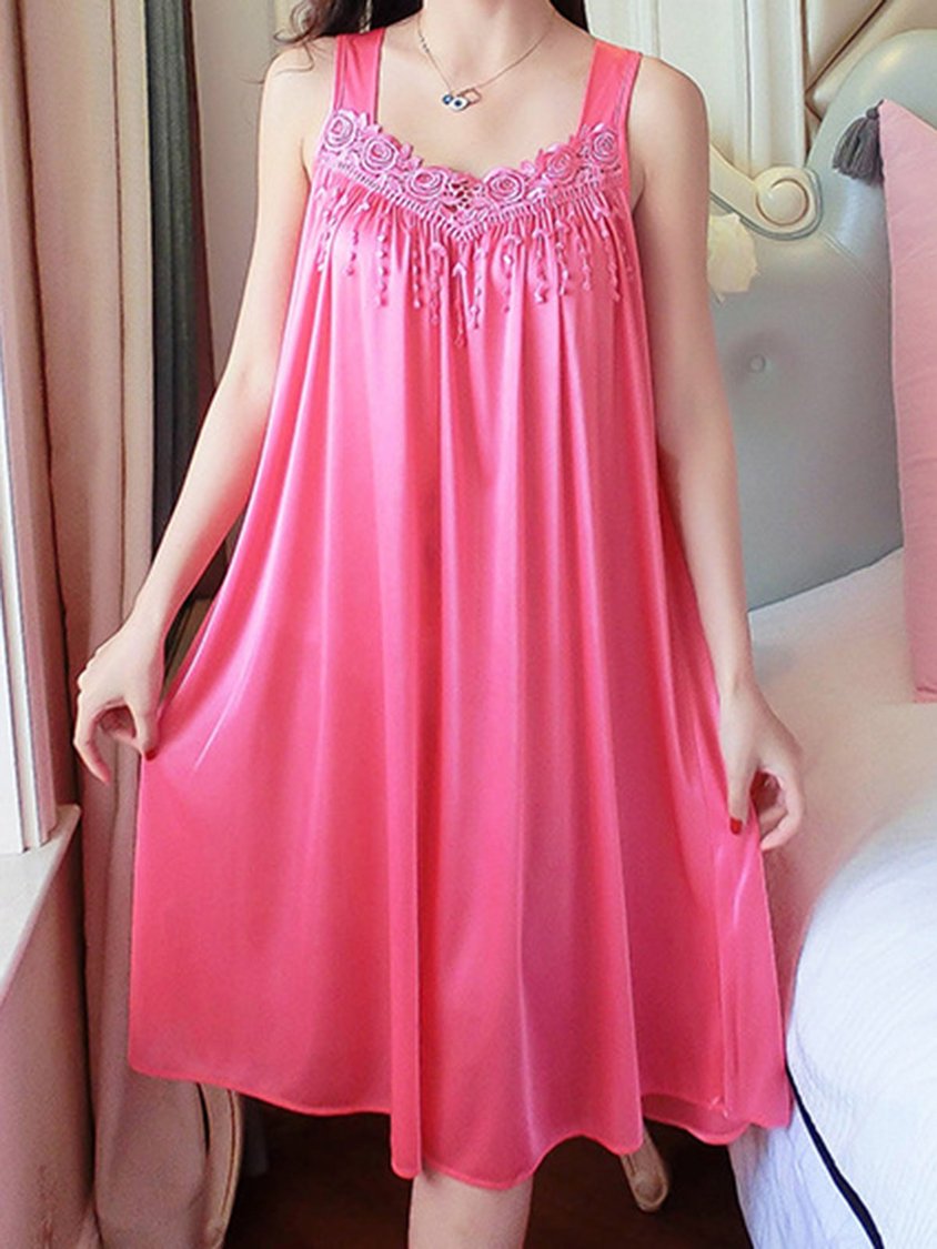 Sexy Lace Sling Nightdress QAR29