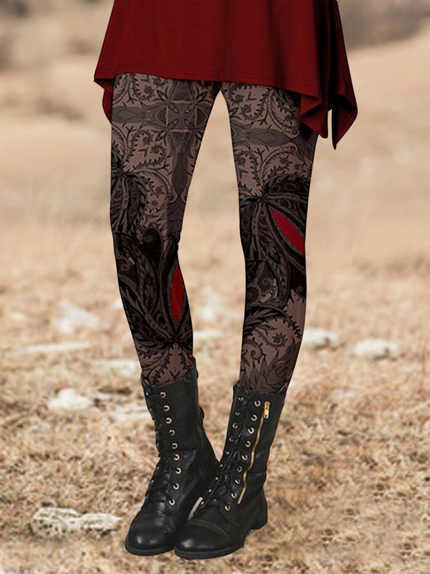 Ethnic Regular Fit Leggings BB80
