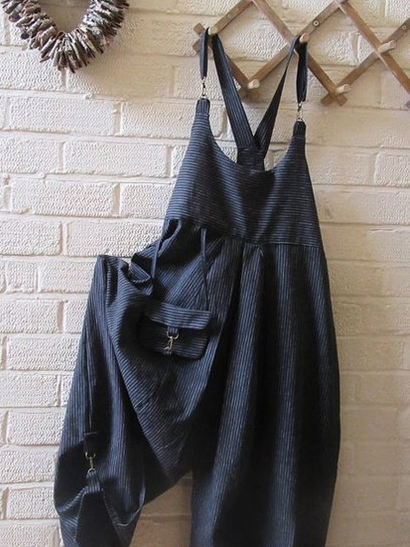 Pockets Vintage Jumpsuit & Romper CM88