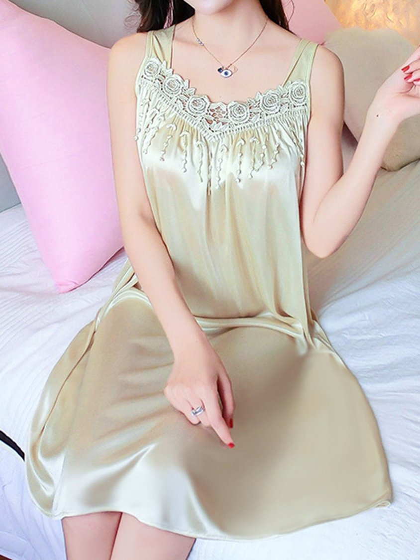 Sexy Lace Sling Nightdress QAR29