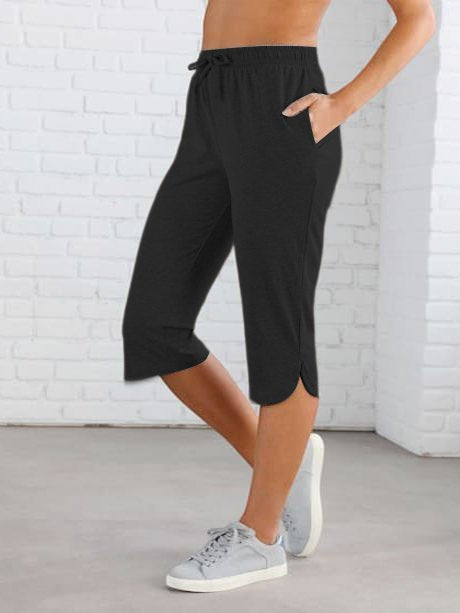 Loose Drawstring Casual Pants cc28