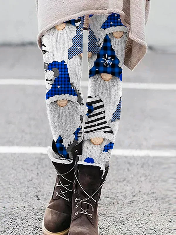 Women Casual Winter Christmas Tight Leggings BB79