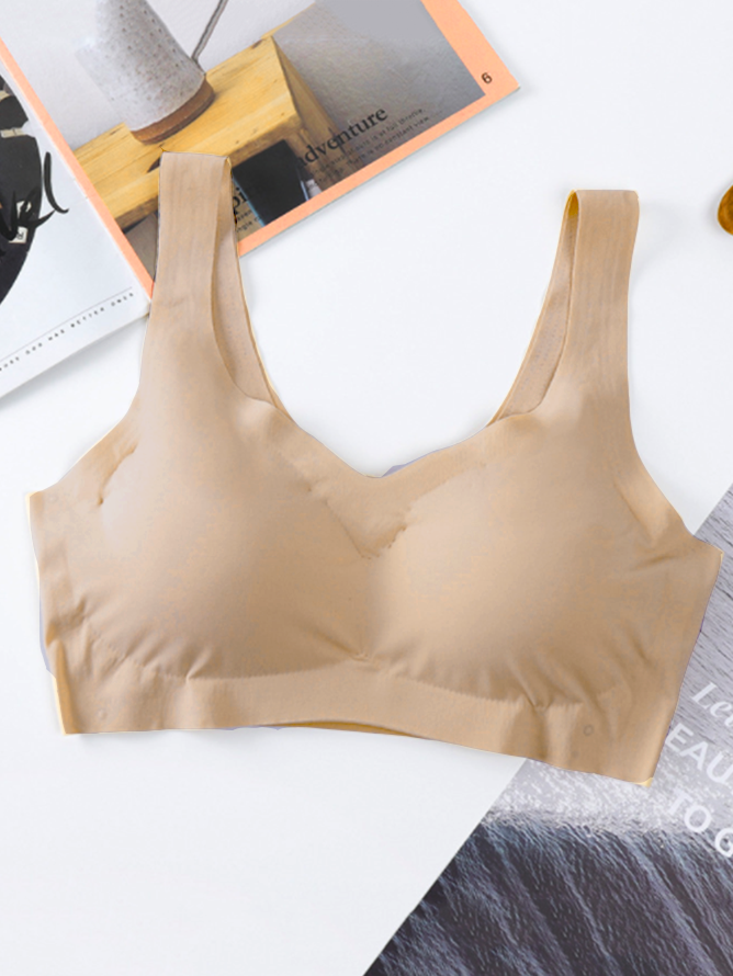 No Steel Sleep Ultradünner Weste-BH mit Raffung QAR108