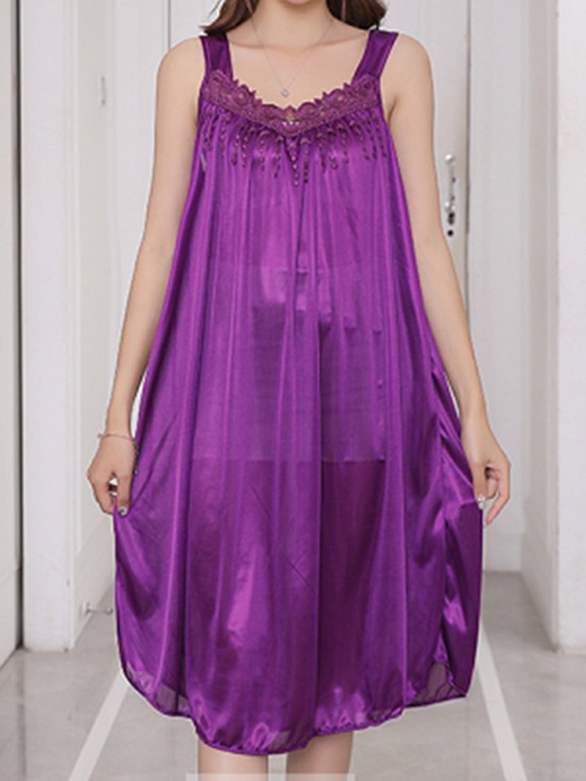 Sexy Lace Sling Nightdress QAR29