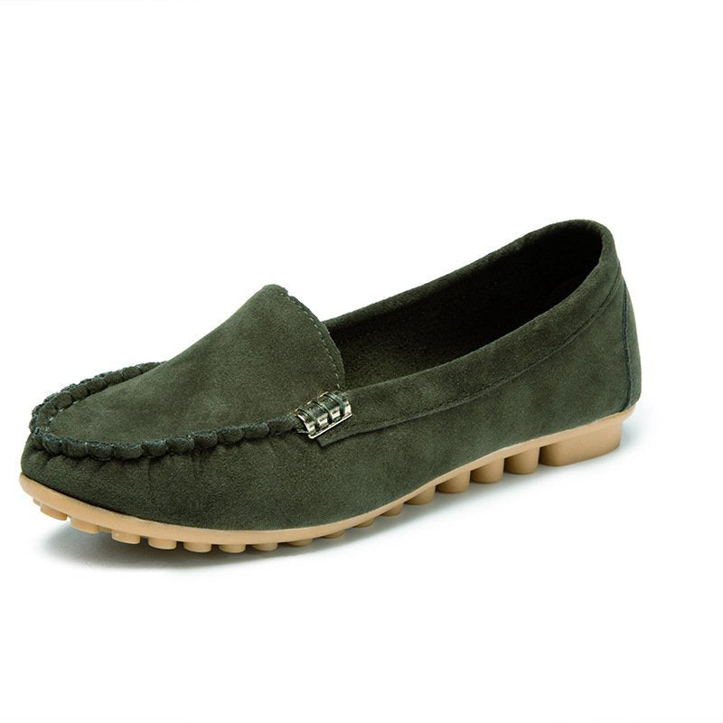 Flat Portable Soft Loafers For Women DD33