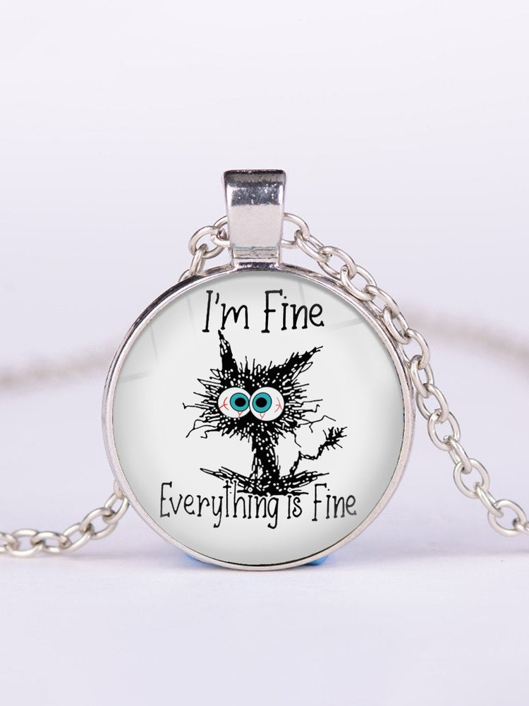 Graffiti Time Jewel Necklace QI117