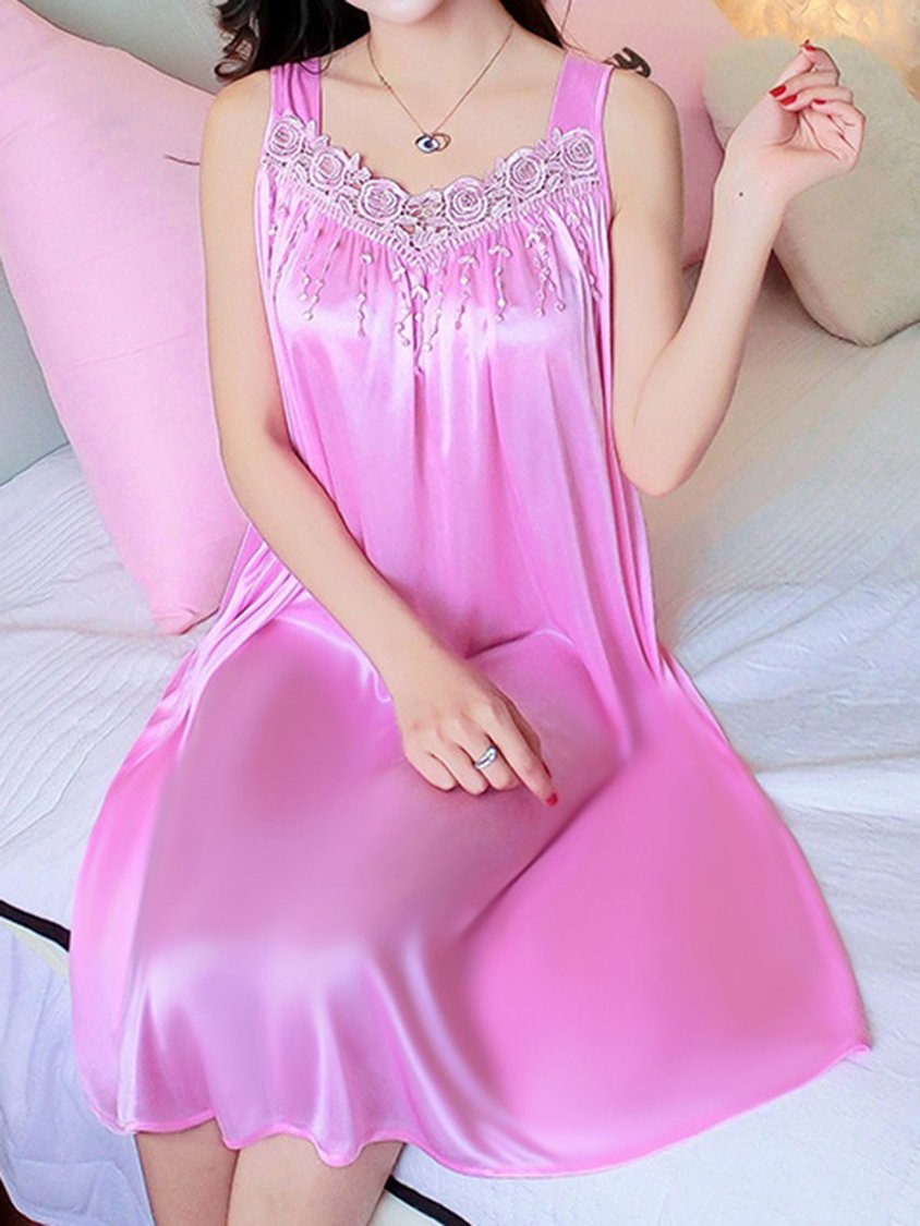 Sexy Lace Sling Nightdress QAR29