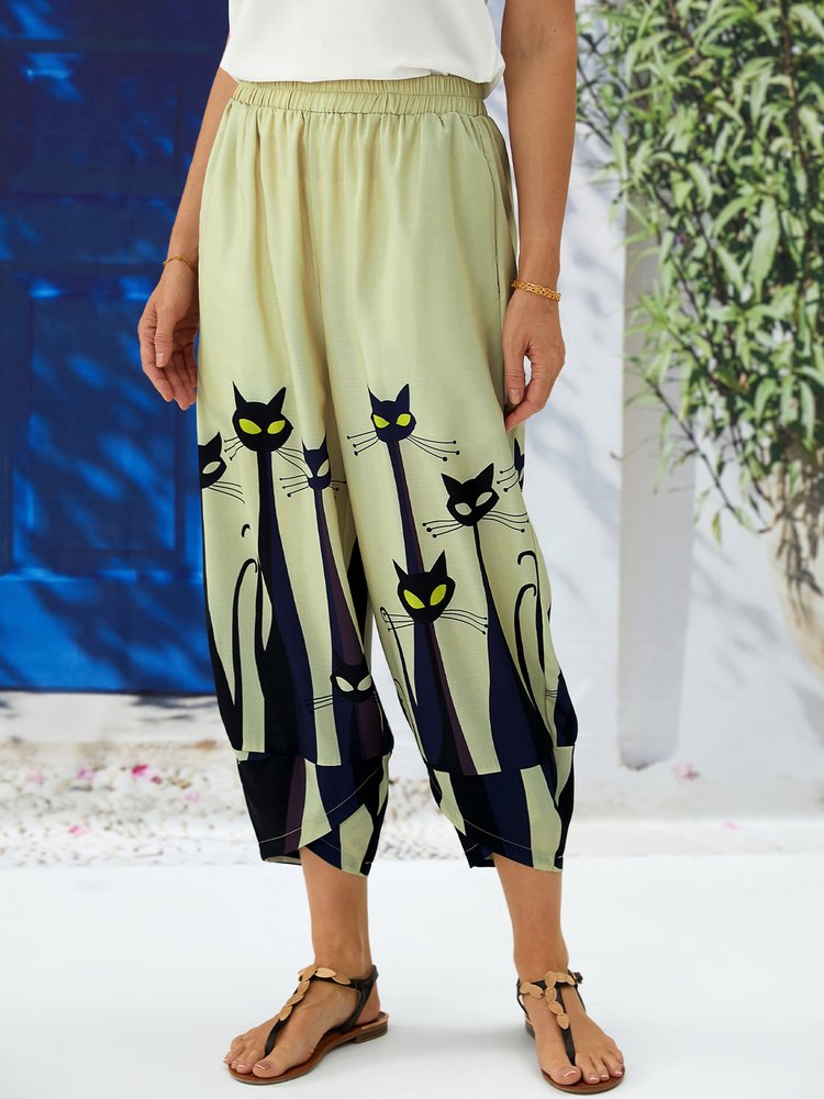 Lockere Cat-Casual-Hose QN102