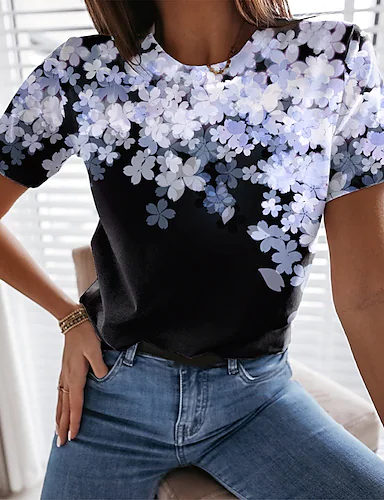 Floral Vacation Capris Leggings QK109