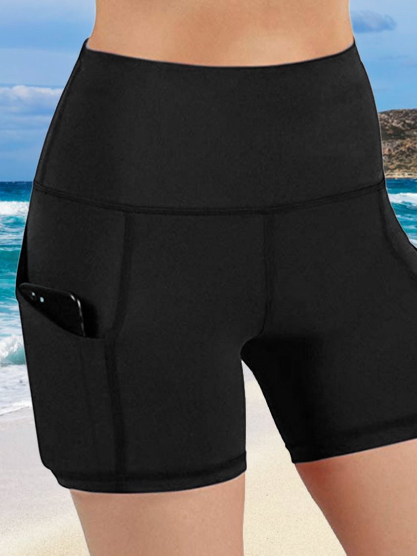 Plain Casual Bikini Bottom CH16