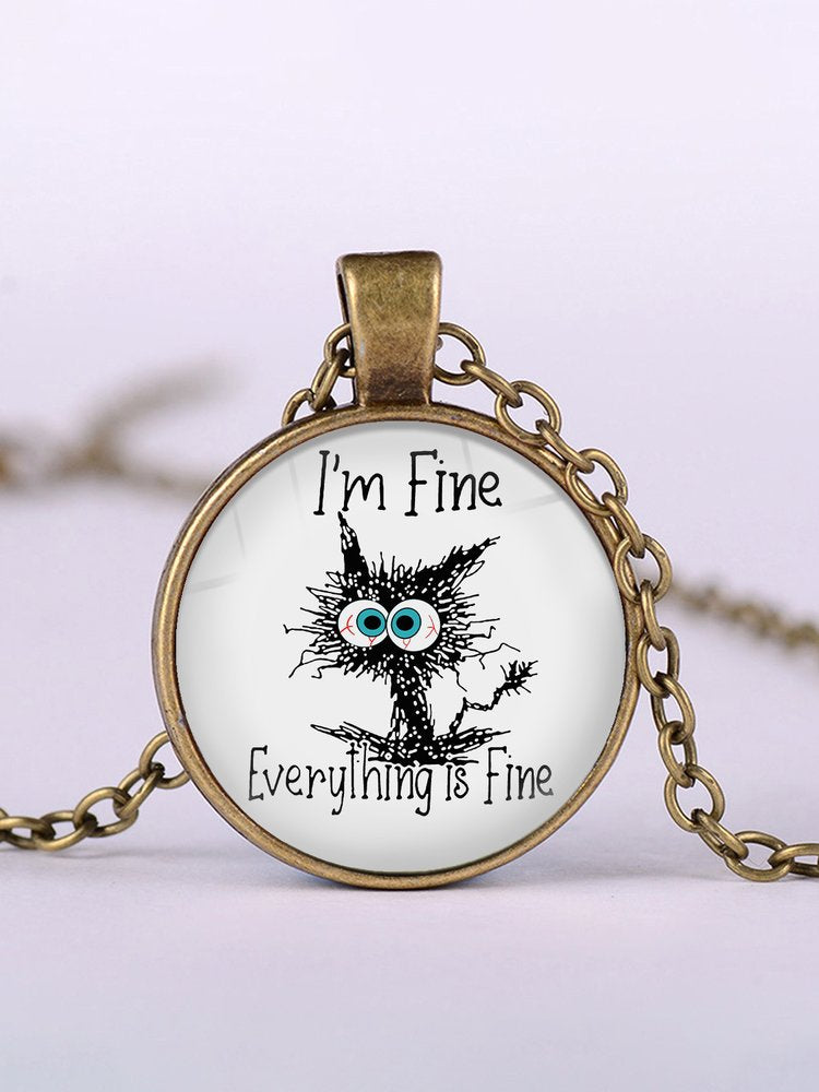 Graffiti Time Jewel Necklace QI117