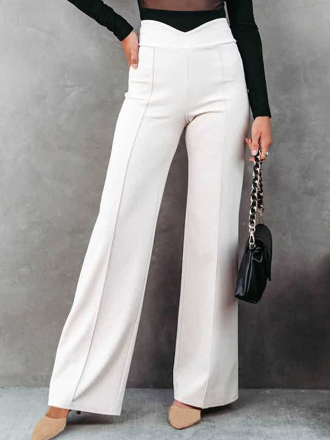 Loose Plain Casual Casual Pants WK104