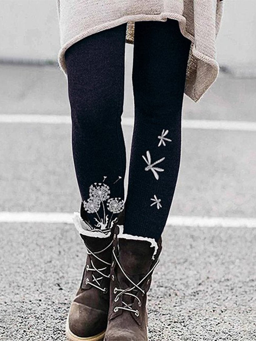 Floral Regular Fit Leggings BB83