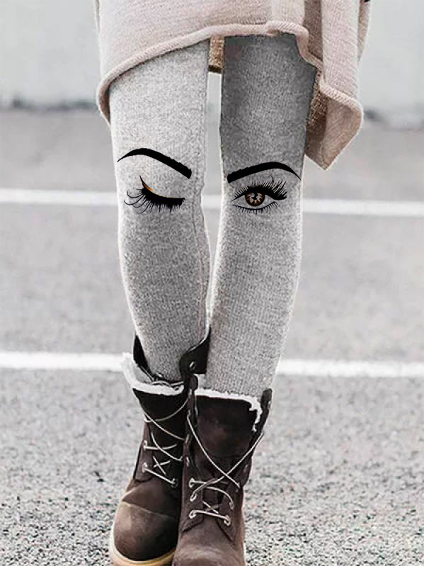 Casual Abstract Tight Leggings BB78