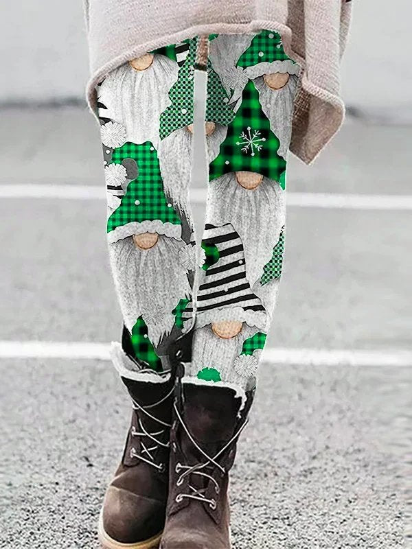 Women Casual Winter Christmas Tight Leggings BB79
