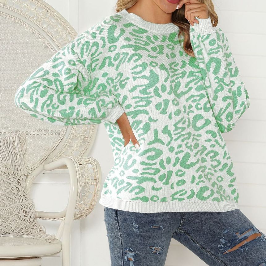 Pull imprimé léopard CA1037