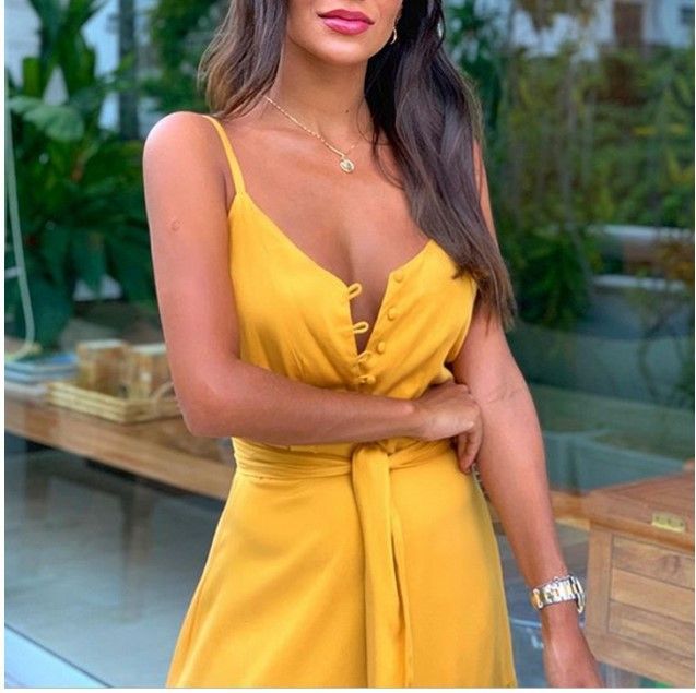 Robe mi-longue trapèze à lacets et bretelles spaghetti YS10032