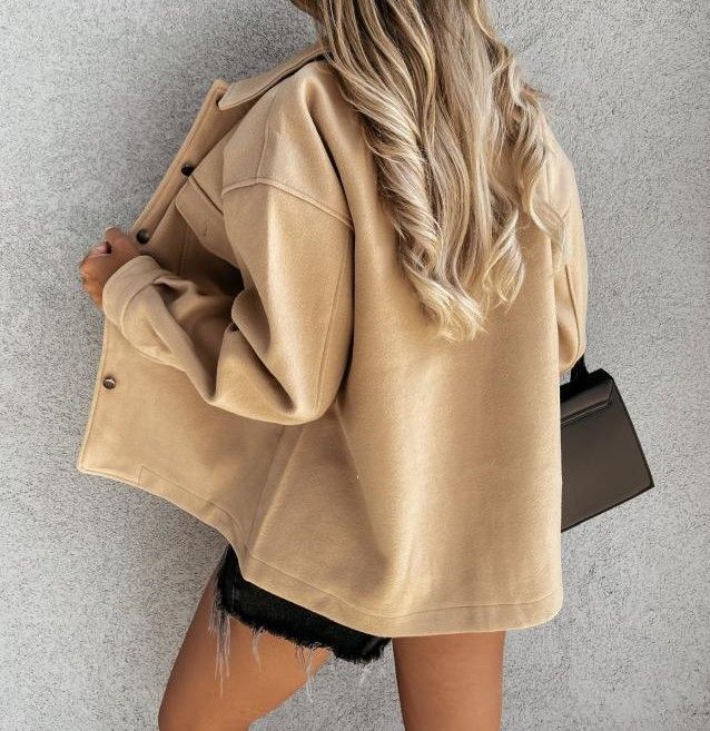 Plain Button Jacket YS10029