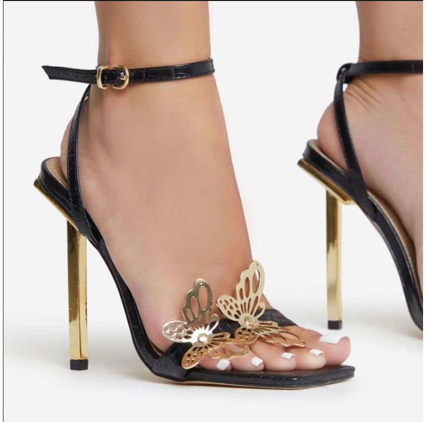 High Heel Butterfly Sandals AE1051
