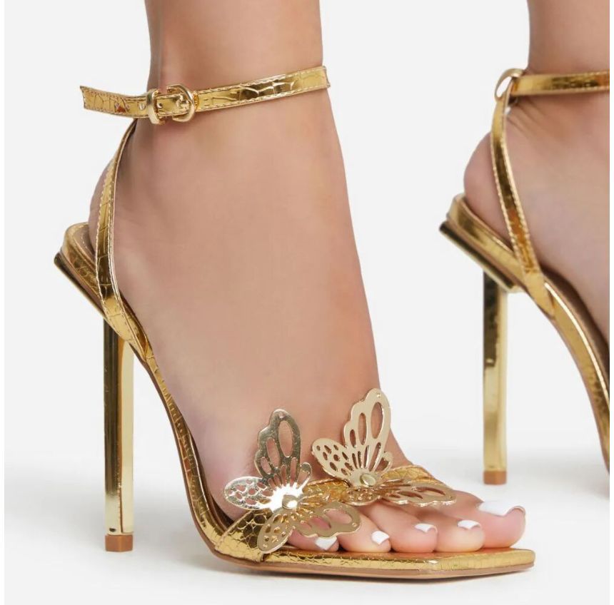 High Heel Butterfly Sandals AE1051