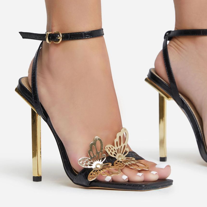 High Heel Butterfly Sandals AE1051