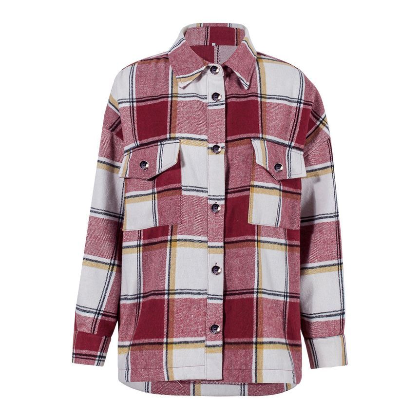 Plaid Shirt Jacket CA33