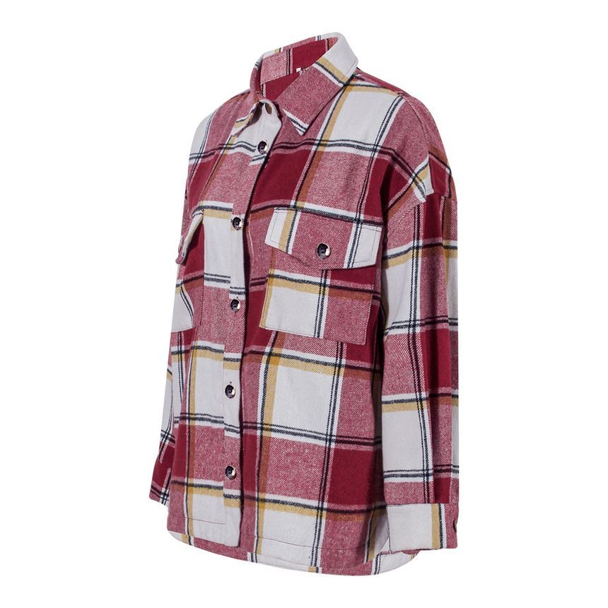 Plaid Shirt Jacket CA33