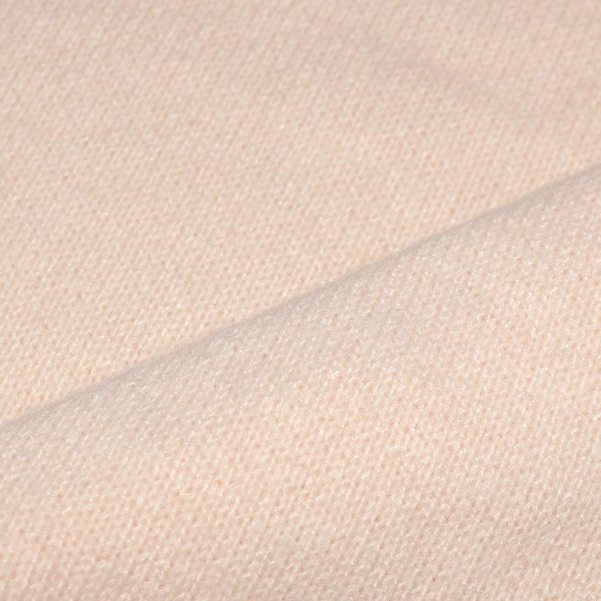 Long-Sleeve Floral Panel Knit Top CA26