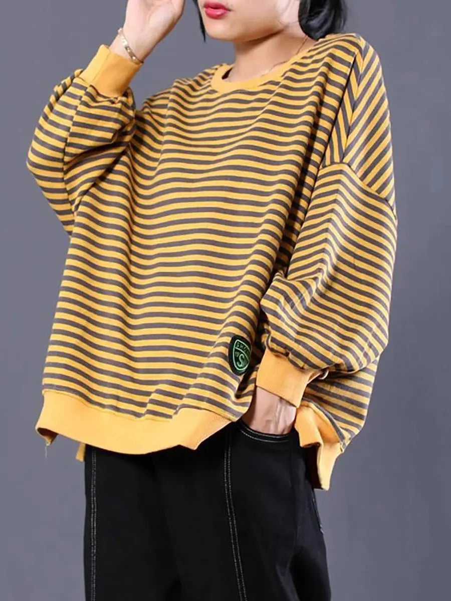 Plus Size Buykud Hand-Made 100% Cotton Sweatshirt Ada Fashion