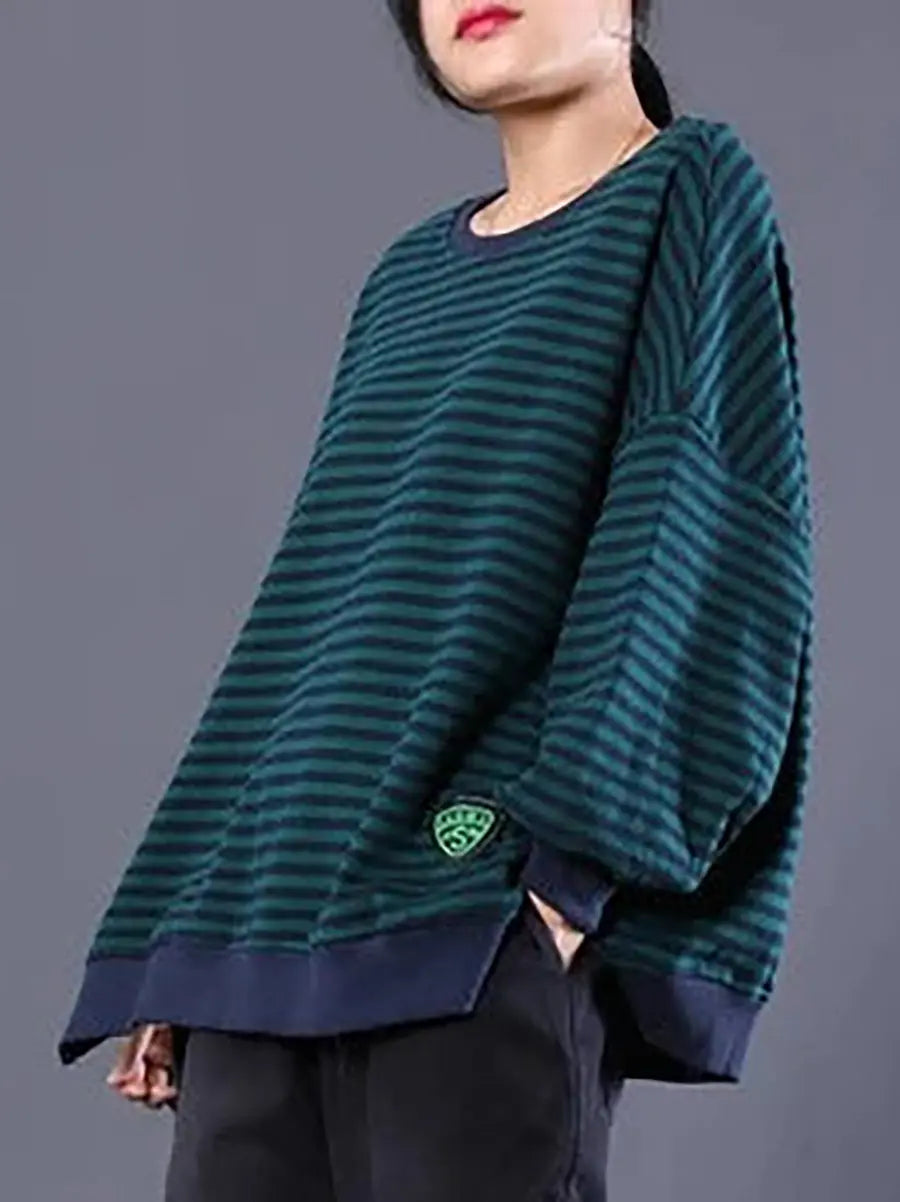 Plus Size Buykud Hand-Made 100% Cotton Sweatshirt Ada Fashion