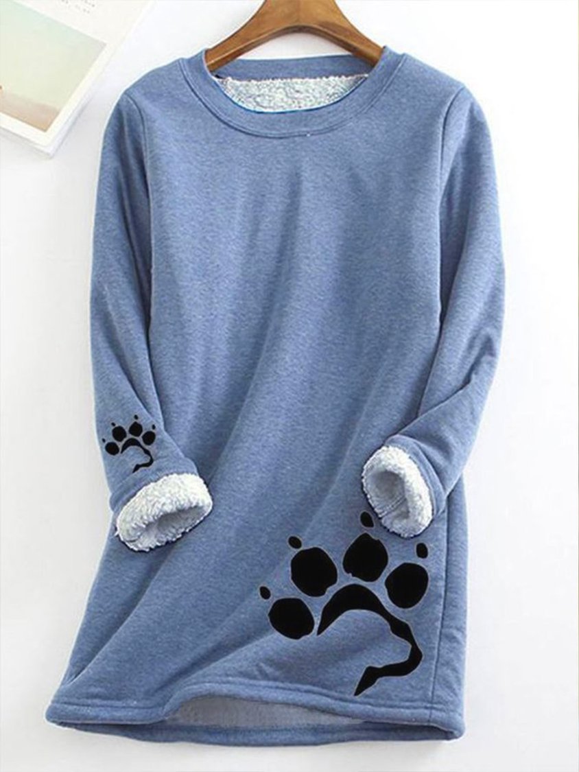 Cotton-Blend Loose Sweatshirt AH757