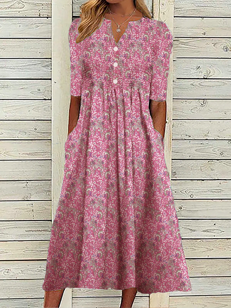 Casual Floral Dress AH158