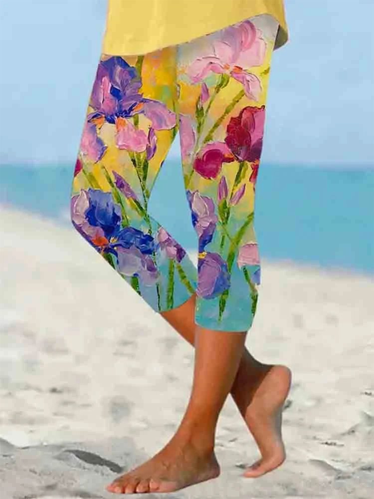 Floral Casual Leggings AH302