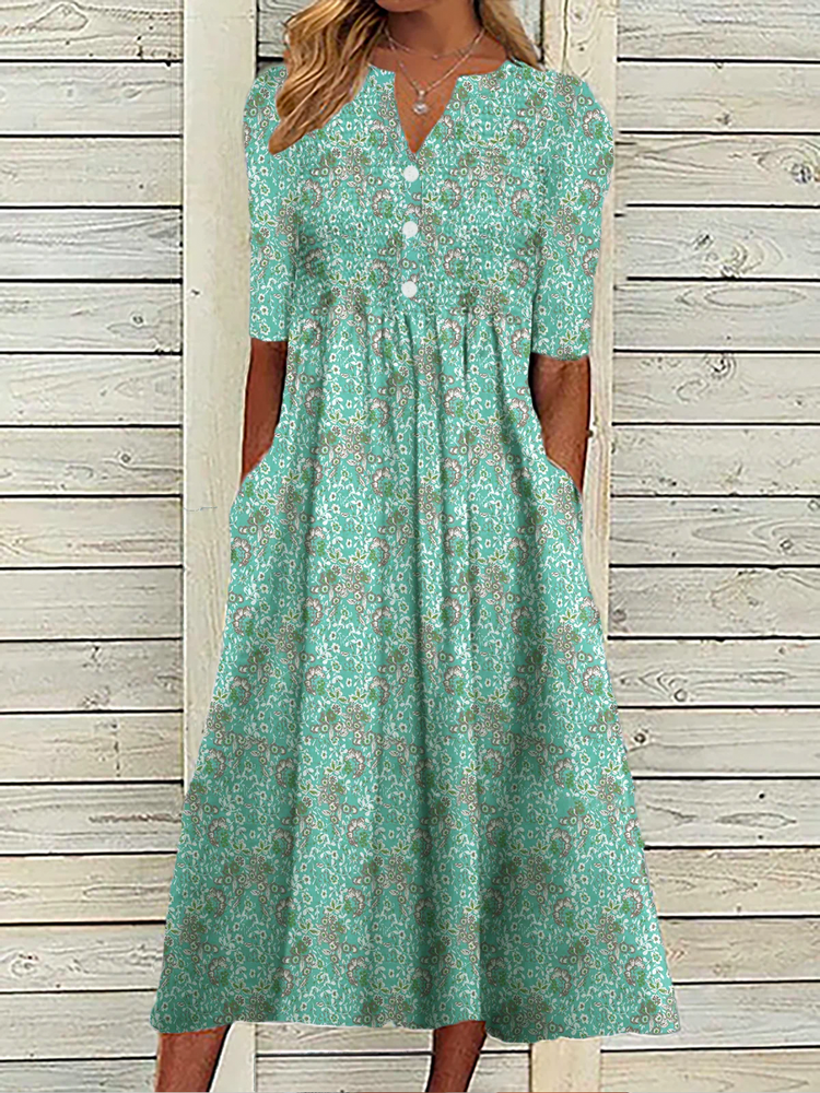 Casual Floral Dress AH158