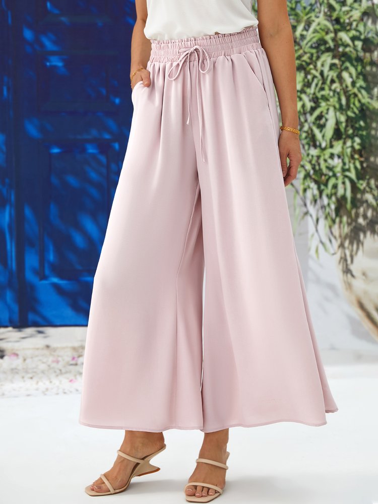 Lockere, schlichte Freizeithose QN96