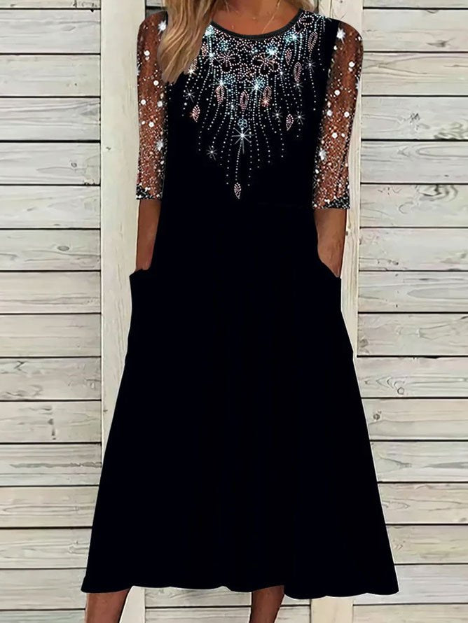 Urban Hot Drilling Geometric Dress QPQ72