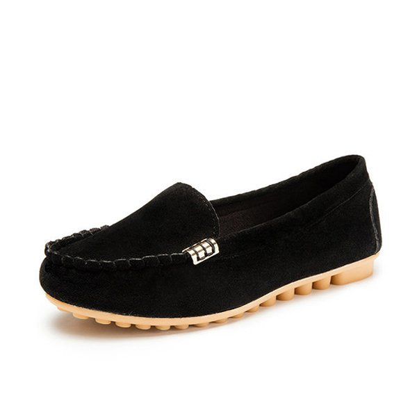 Flat Portable Soft Loafers For Women DD33