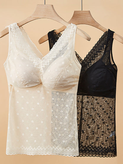 Soutien-gorge d'été sans couture en dentelle avec coussinets d'allaitement AA1020