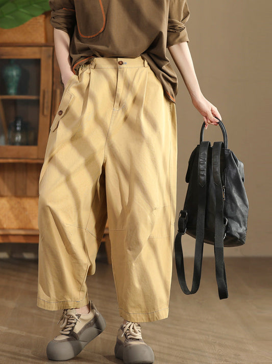 Women  Autumn Commute Solid Loose Harem Pants AT1070