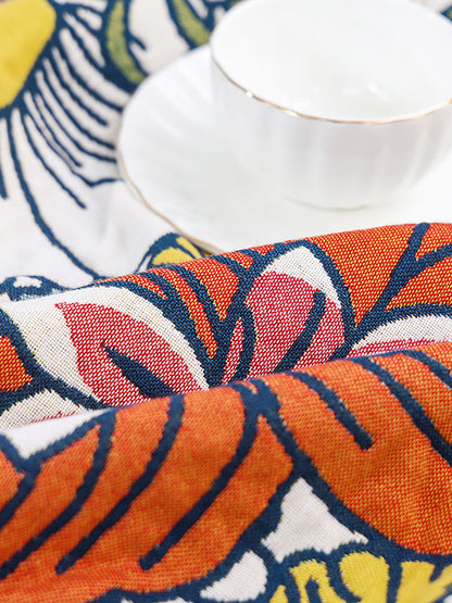 Jacquard-Badetuch für Erwachsene, 100 % Baumwolle, Blumenmuster, schnelltrocknend