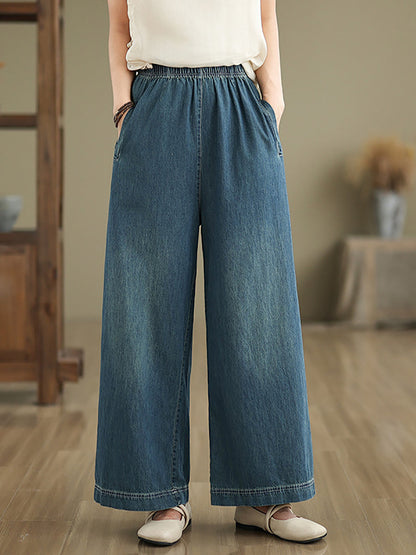 Pantalon large en denim ample pour femme AS1031