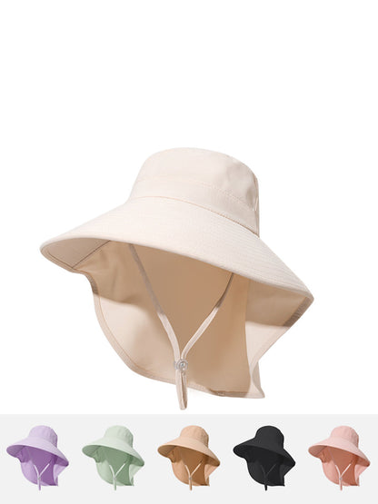 Chapeau d'été à large bord pour femme avec protection solaire WE1005 