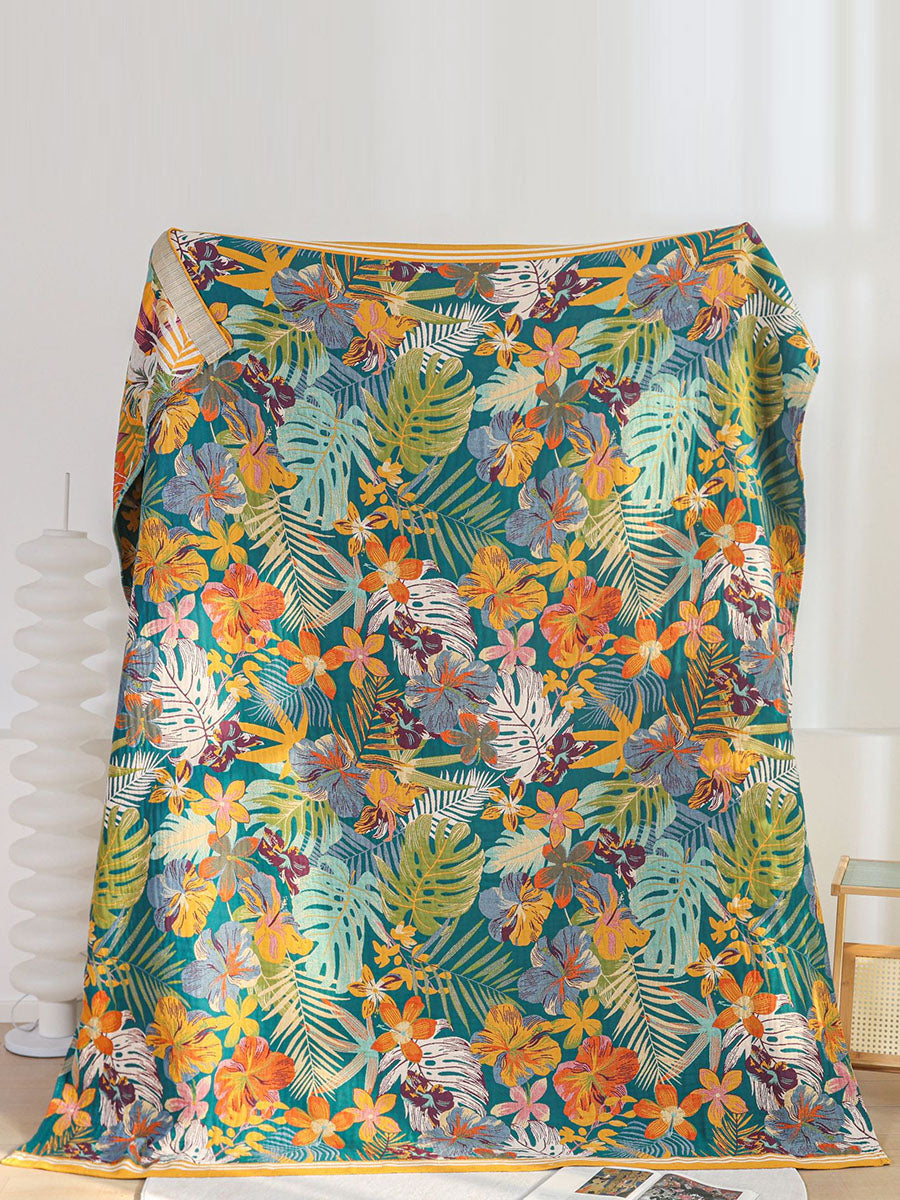 Couverture de canapé en coton, couvre-lit Queen