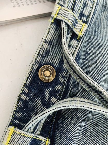 Sac à main en denim uni vintage pour femme, sac à bandoulière ZZ1008