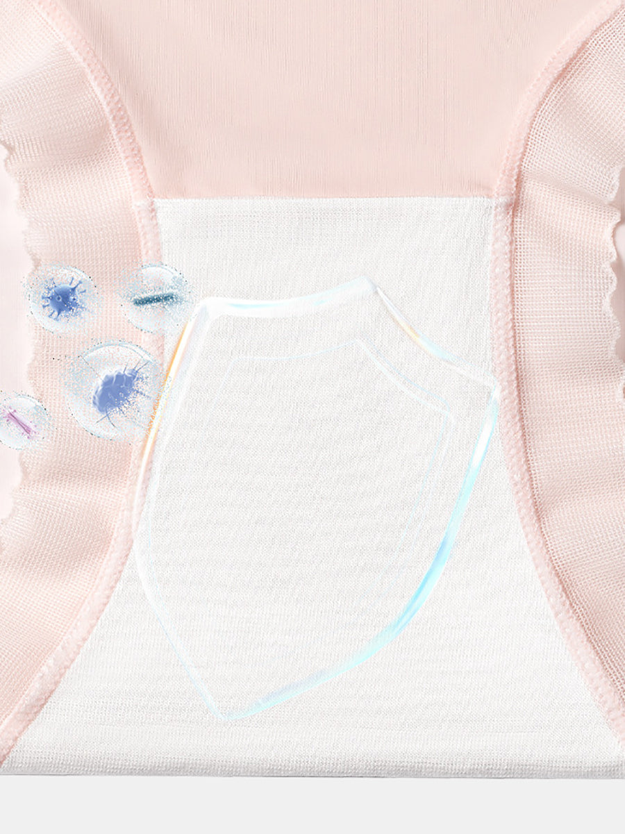 Sous-vêtements d'été 5 pièces pour femmes taille fine